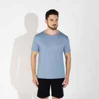 Camiseta Pima Masculina | Life Collection - Azul Cobalto