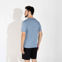 Camiseta Pima Masculina | Life Collection - Azul Cobalto