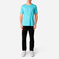Camiseta Pima Masculina | Life Collection - Azul Turquesa