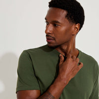 Camiseta Pima Masculina | Life Collection - Verde Figo