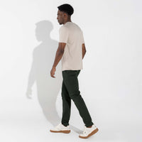 Camiseta Pima Masculina | Life Collection - Bege Aveia