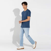 Camiseta Pima Masculina | Life Collection - Azul Carbono