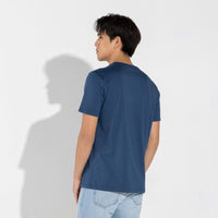 Camiseta Pima Masculina | Life Collection - Azul Carbono