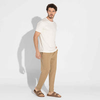 Camiseta Pima Masculina | Life Collection - Off Vanilla