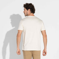 Camiseta Pima Masculina | Life Collection - Off Vanilla