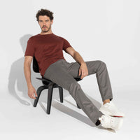 Camiseta Pima Masculina | Life Collection - Vermelho Cabernet