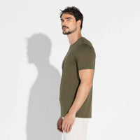 Camiseta Pima Masculina | Life Collection - Verde Tomilho