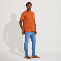 Camiseta Algodão Premium Masculina | Everyday Collection - Terracota