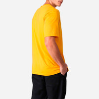Camiseta Pima Gola V Masculina | Life Collection - Amarelo Sol