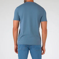 Camiseta Algodão Premium Gola V Masculina | Everyday Collection - Azul Cobalto