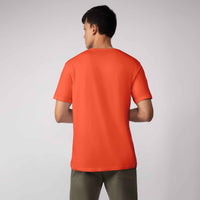 Camiseta Algodão Premium Gola V Masculina | Everyday Collection - Laranja Apricot