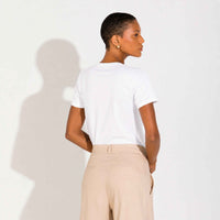 Camiseta Pima Feminina - Branco