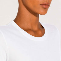 Camiseta Pima Feminina - Branco