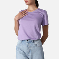 Camiseta Pima Feminina | Life Collection - Lilás