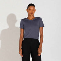 Camiseta Pima Feminina | Life Collection - Grafite