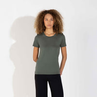 Camiseta Pima Feminina | Life Collection - Verde Figo
