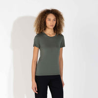 Camiseta Pima Feminina | Life Collection - Verde Figo