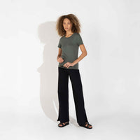Camiseta Pima Feminina | Life Collection - Verde Figo