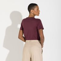 Camiseta Pima Feminina | Life Collection - Roxo Amoreira