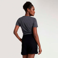 Camiseta Algodão Premium Feminina | Everyday Collection - Grafite Inativo