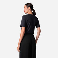 Camiseta Algodão Premium Feminina | Everyday Collection - Cinza Escuro