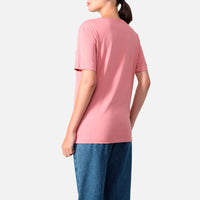 Camiseta Pima Gola U Feminina | Life Collection - Rose