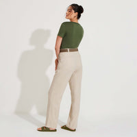 Camiseta Pima Gola U Feminina | Life Collection - Verde Figo