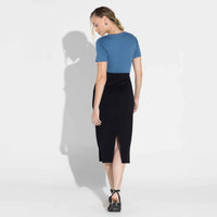 Camiseta Pima Gola U Feminina | Life Collection - Azul Ártico