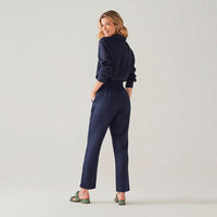 Calça Leve Linho - Azul Marinho