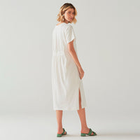 Vestido Conforto Midi - Cru