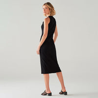 Vestido Regata Versátil Rib - Preto