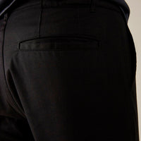 Calça Algodão Egípcio Cós Flexível Masculina - Preto