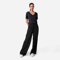 Camiseta Algodão Premium Gola V Feminina | Everyday Collection - Cinza Escuro