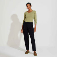 Camiseta Pima Manga Longa Feminina | Life Collection - Verde Jade