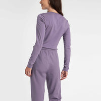 Camiseta Pima Manga Longa Feminina | Life Collection - Roxo Ametista