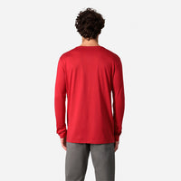 Camiseta Pima Gola V Manga Longa Masculina | Life Collection - Marsala