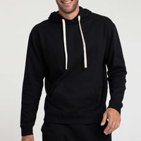 Blusão Moletom Com Capuz Masculino - Preto