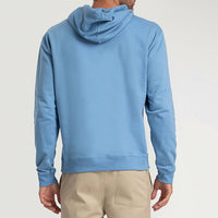 Blusão Moletom Com Capuz Masculino - Azul Celeste