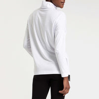 Blusa Pima Gola Rolê Feminina - Branco