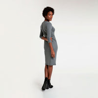 Vestido Mid Essencial - Mescla Escuro
