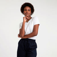 Calça Wide Alfaiataria - Azul Marinho