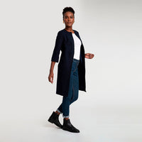 Casaco Alongado - Azul Marinho