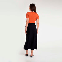 Saia Pareô Midi - Preto