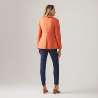 Blazer Clássico Acinturado - Laranja