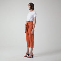 Calça Clochard Alfaiataria - Laranja