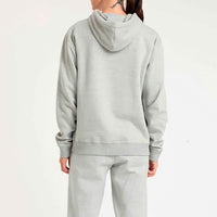 Casaco de Moletom Feminino - Mescla Claro