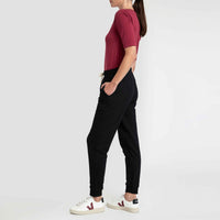 Calça Jogger de Moletom Feminina - Preto