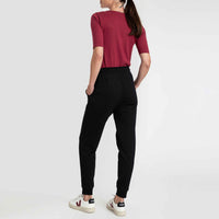 Calça Jogger de Moletom Feminina - Preto
