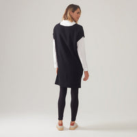 Colete Tricot Decote V - Preto