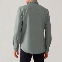 Camisa Tecido Ecologico Masculina - Verde Escuro